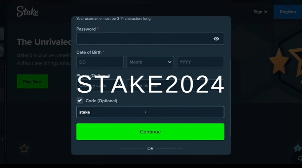 Stake promo code: "STAKE2024" for FREE MONEY $25 BONUS on Stake US or FREE VIP BENEFITS BONUS on COM
